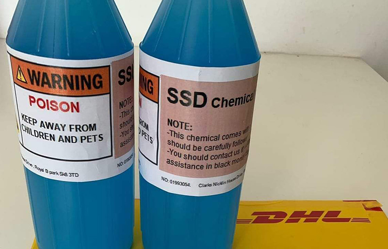 Can Activation Chemicals SSD Solution Be Used to Clean Defaced Black Money?